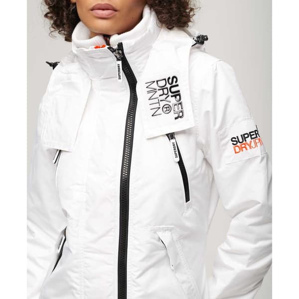 Superdry Jacka Mountain Windcheater Vit M Kvinna