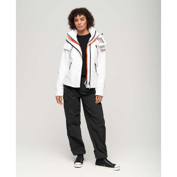 Superdry Jacka Mountain Windcheater Vit M Kvinna