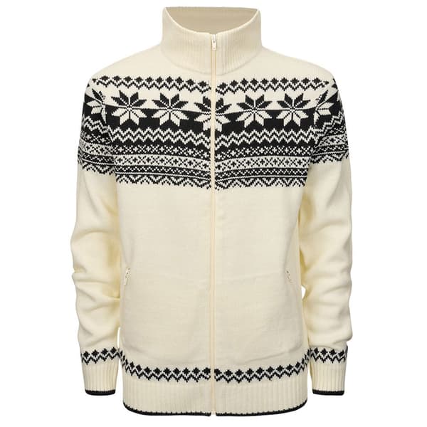 Brandit Cardigan Norweger Hvid 2XL Mand