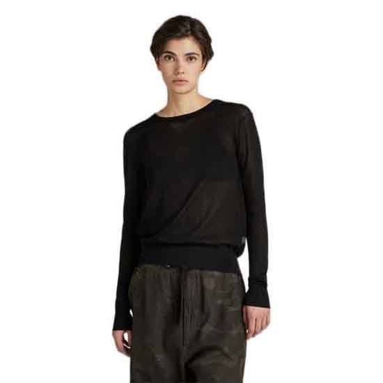 G-star Crew Neck Villapaita Core Musta M Nainen