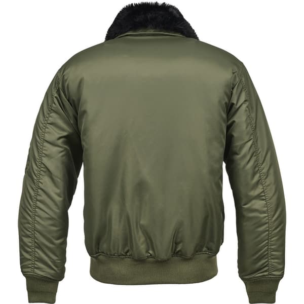 Brandit Jakke Ma2 Fur Collar Grøn 4XL Mand