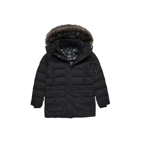 Superdry Jakke Microfibre Expedition Sort XS Kvinde
