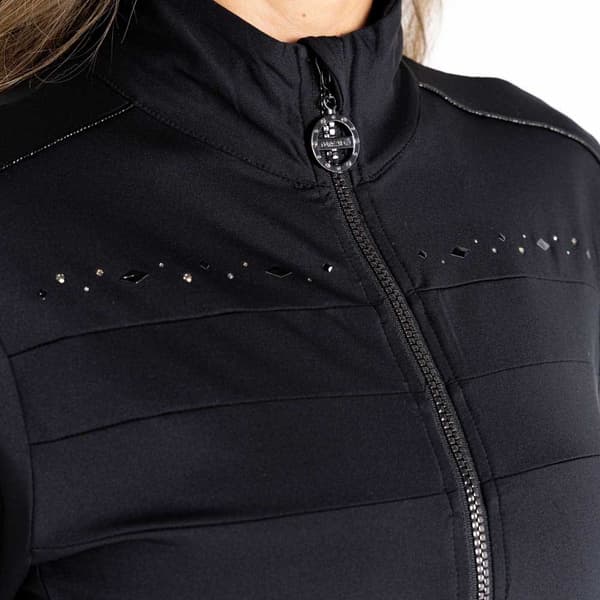 Dare2b Tröja Med Rund Hals Crystallize Core Stretch Svart 20 Kvinna