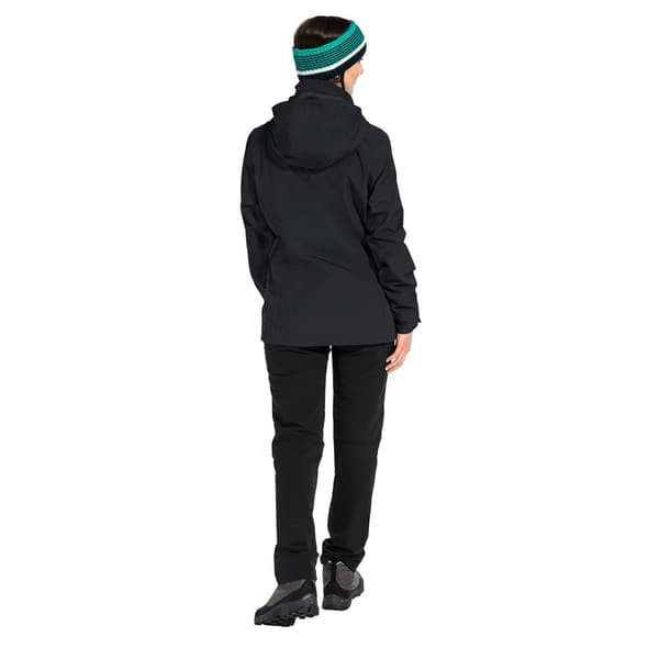 Vaude Jacka Rosemoor 3 In 1 Svart 34 Kvinna