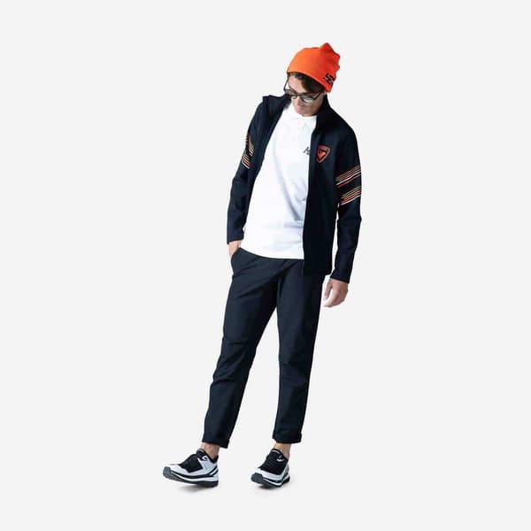 Rossignol Full Dragkedja Fleece Classique Hero Clim Svart XL Man