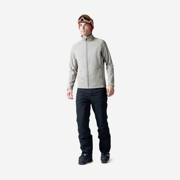 Rossignol Halv Blixtlåsfleece Classique Clim Grå L Man