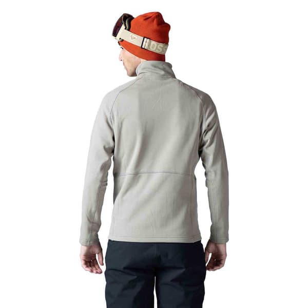 Rossignol Halv Blixtlåsfleece Classique Clim Grå L Man