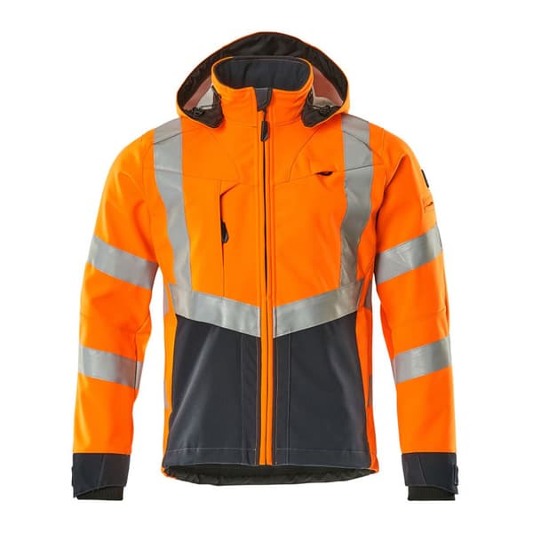 Mascot Softshelljacka Med Huva Safe Supreme 15502 Orange L