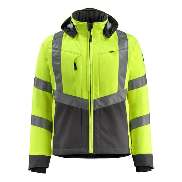 Mascot Softshelljacka Med Huva Safe Supreme 15502 Gul XL