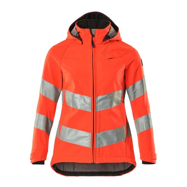 Mascot Softshelljacka Med Huva Safe Supreme 18512 Orange 3XL