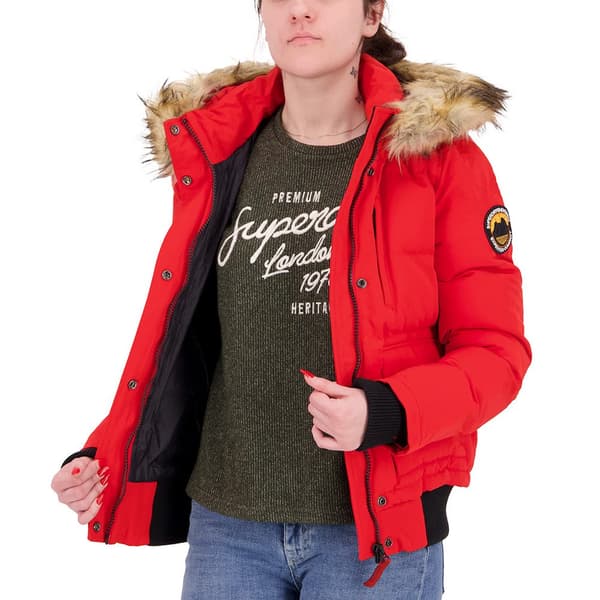Superdry Bomberjacka Everest Röd 2XS Kvinna