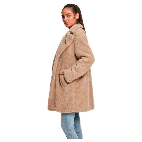 Urban Classics Overdimensioneret Parka Sherpa Beige XS Kvinde