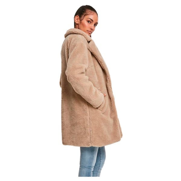 Urban Classics Overdimensioneret Parka Sherpa Beige XS Kvinde