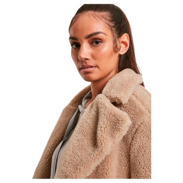 Urban Classics Overdimensioneret Parka Sherpa Beige XS Kvinde