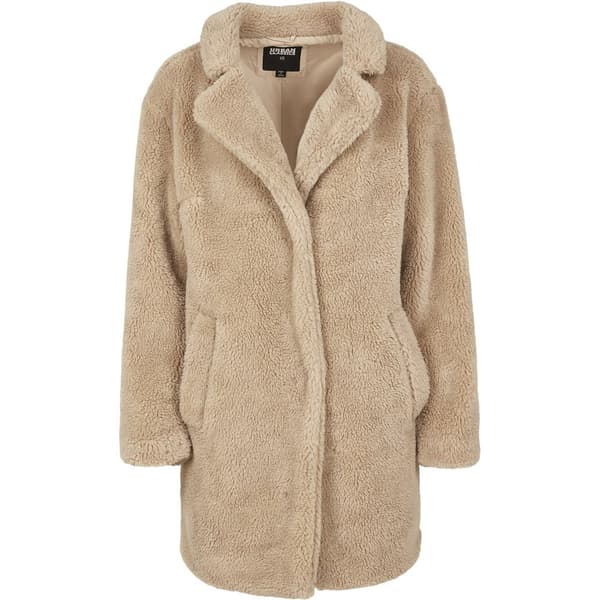 Urban Classics Overdimensioneret Parka Sherpa Beige XS Kvinde