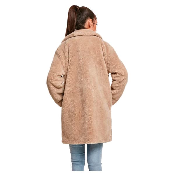 Urban Classics Overdimensioneret Parka Sherpa Beige XS Kvinde