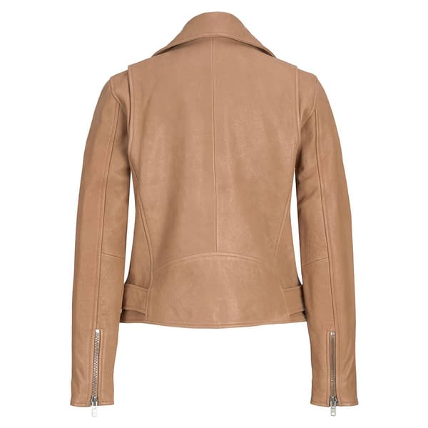 Jack & Jones Læderjakke Holly Biker Beige L Kvinde