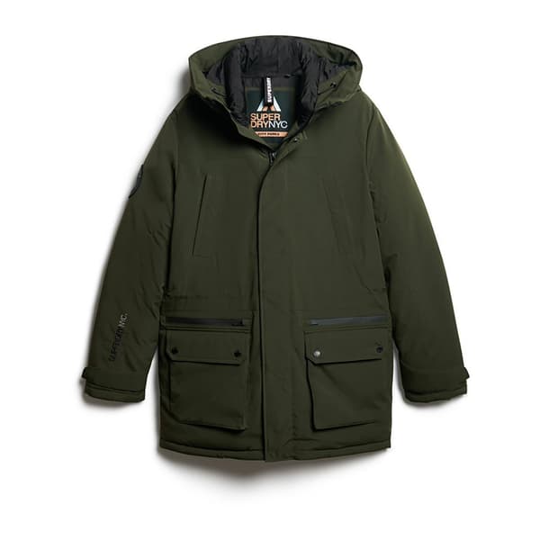 Superdry Anorakki City Padded Vihreä 3XL Mies