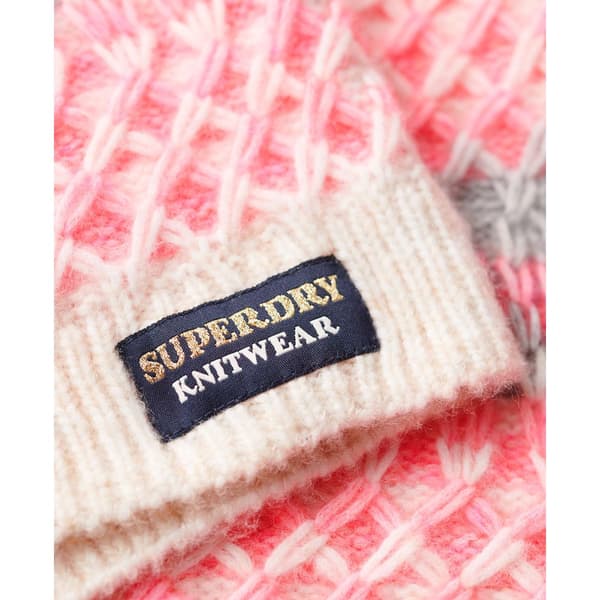Superdry Polotröja Roll Crop Rosa M Kvinna