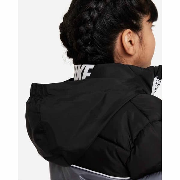 Nike Kids Puffer Takki 86k722 Heavy Weight Harmaa 3-4 Years