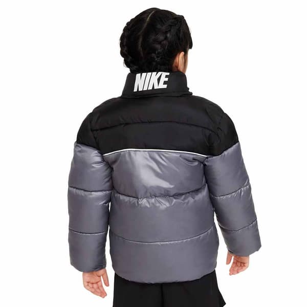 Nike Kids Puffer Takki 86k722 Heavy Weight Harmaa 3-4 Years