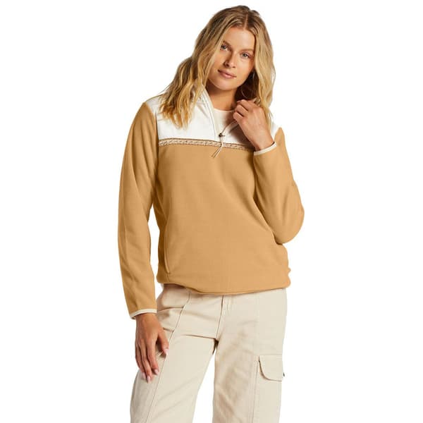 Billabong Halv Blixtlåsfleece Boundary Lite Beige XS Kvinna