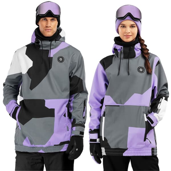 Siroko Jacka W1 Tignes Grå,Lila XS Man