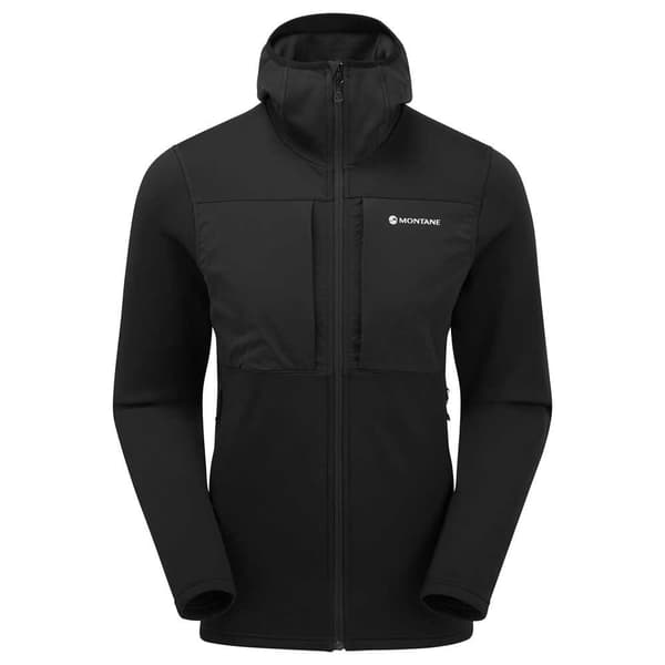 Montane Full Dragkedja Fleece Fury Xt Svart XL Man