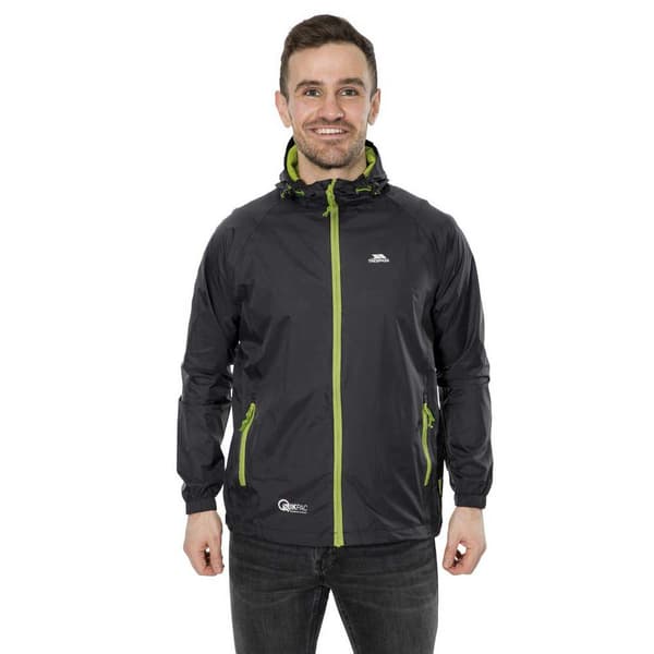 Trespass Jakke Qikpac Sort XS Mand