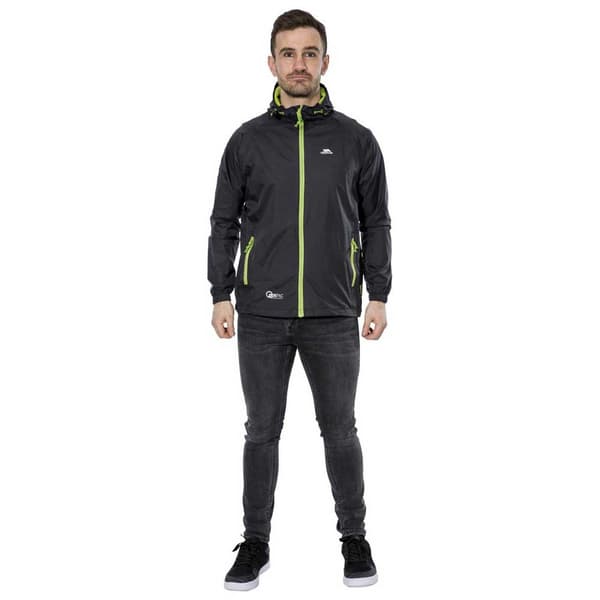 Trespass Jakke Qikpac Sort XS Mand