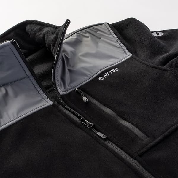 Hi-tec Full Dragkedja Fleece Hanis 350 Svart M Man