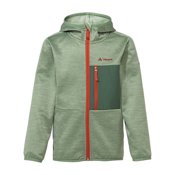 Vaude Fleece Med Hætte Kikimora Grøn 122-128 cm
