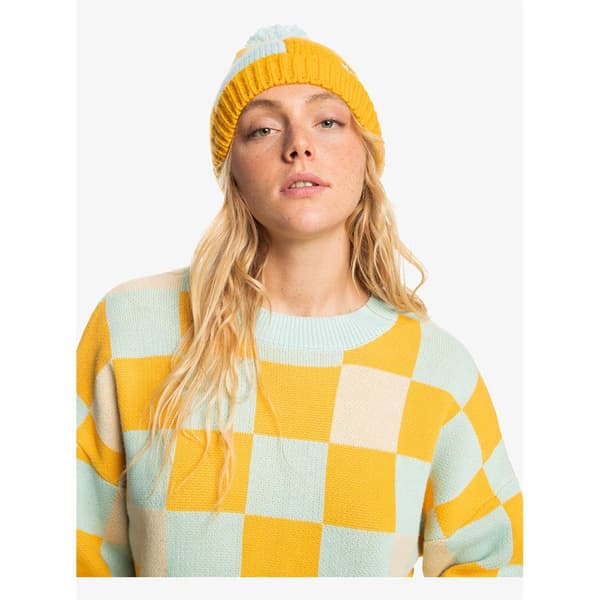 Quiksilver Tröja Med Rund Hals Stm Independent Gang Gul XS Kvinna