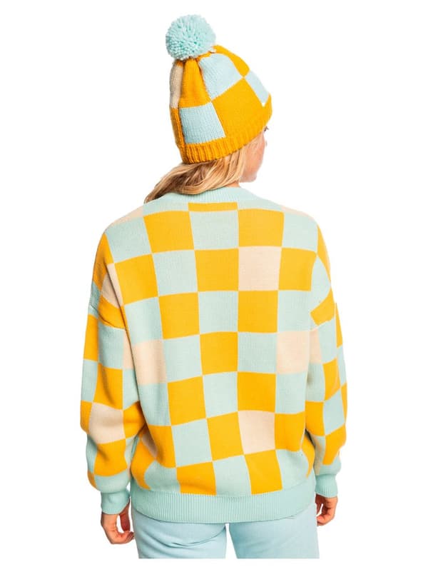Quiksilver Tröja Med Rund Hals Stm Independent Gang Gul XS Kvinna