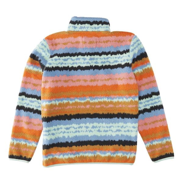 Billabong Halv Lynlås Fleece Boundary Mock 3 Orange XS Kvinde