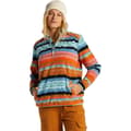 Miniatyrbillede 1 af 4: Billabong Halv Lynlås Fleece Boundary Mock 3 Orange XS Kvinde
