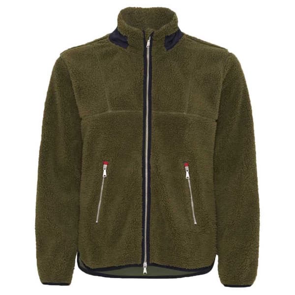 Redgreen Jakke Sansa Teddy Fleece Grøn S Kvinde