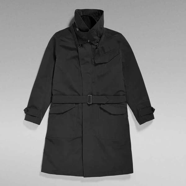 G-star Takki Belted Trench Musta S Mies