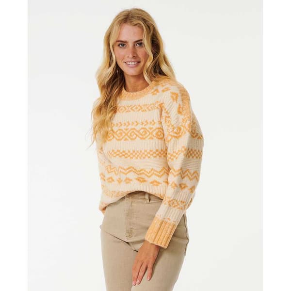 Rip Curl Tröja Med Rund Hals La Isla Orange XS Kvinna