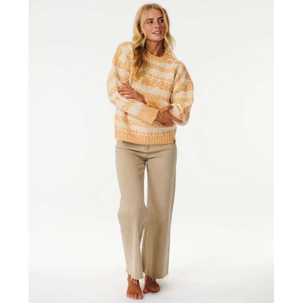 Rip Curl Besætning Hals Sweater La Isla Orange S Kvinde