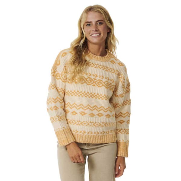 Rip Curl Besætning Hals Sweater La Isla Orange S Kvinde