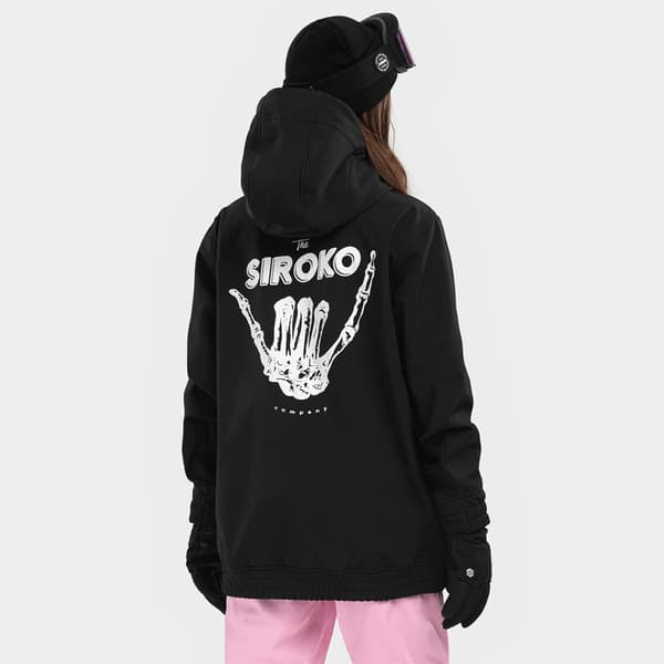 Siroko W3 North Ice Jacka Svart M Kvinna