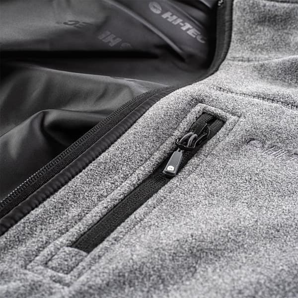 Hi-tec Fleece Med Fuld Lynlås Porto Grå L Mand