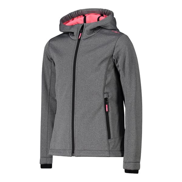 Cmp Jakke Fix Hood 3a29385n-m Grå 14 Years Dreng