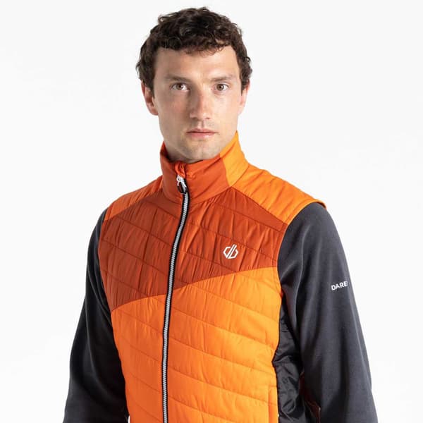 Dare2b Full Dragkedja Fleece Touring Orange XL Man