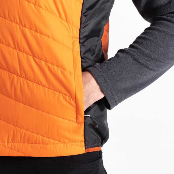 Dare2b Full Dragkedja Fleece Touring Orange XL Man