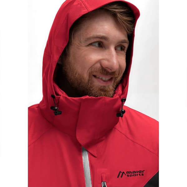 Maier Sports Takki Waterproof Touring Pajares Punainen,Musta 3XL / Regular Mies