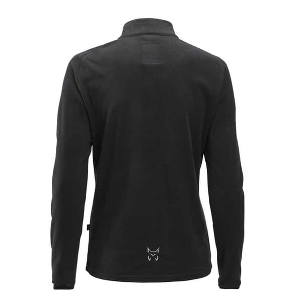 Altus Halv Lynlås Fleece Uri Sort M Kvinde
