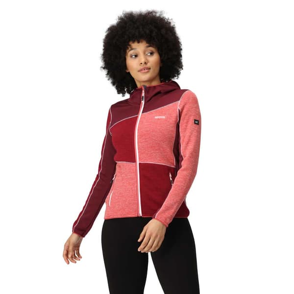 Regatta Fleece Med Fuld Lynlås Walbury Vi Rød 14 Kvinde