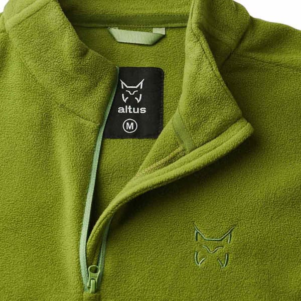 Altus Halv Blixtlåsfleece Uri Grönt XL Man